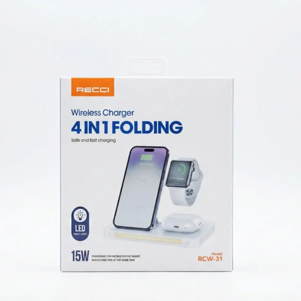 RECCI Wireless Changer 4 ın 1 Foldıng